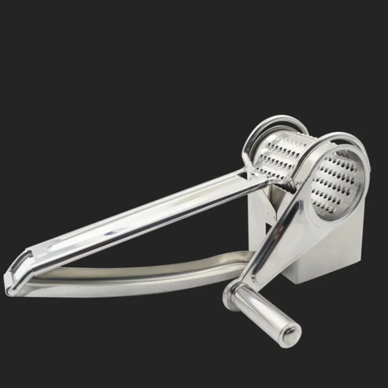 Ручной вращающийся терка из нержавеющей стали многоцелевой сырный Шредер для