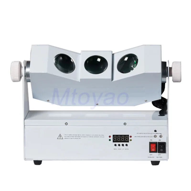 Беспроводный светодиодный сценический светильник DJ Up-Light 3*10 Вт RGBA 4в1 три светодиодный бар свет батарея работает светодиодный настенный светильник для дискотеки праздничное освещение для свадеб