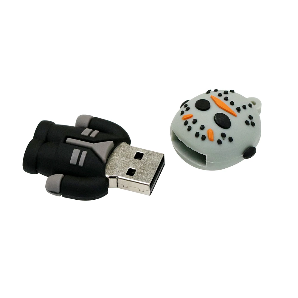 USB флеш-накопитель 128 ГБ, мультфильм Фредди против Джейсона, флеш-накопитель 64 ГБ, флешка 4 ГБ 8 ГБ 16 ГБ 32 ГБ, карта памяти, внешний накопитель