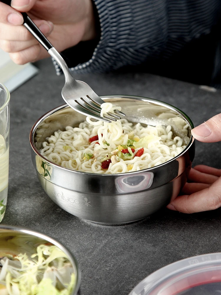 ONLYCOOK 304 миска из нержавеющей стали Ramen маленькая для супа купить 2 получить 1