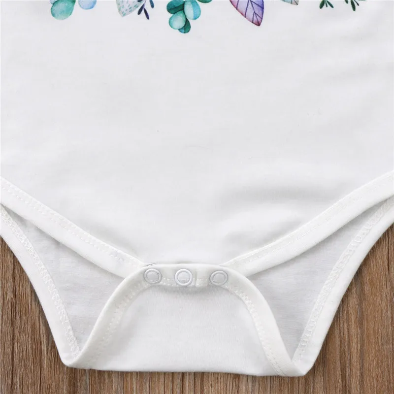 

Cute Long Sleeve Lace Rompers For Newborn Infant Baby Girls Cartoon Unicorn Top Jumpsuit Children Clothes