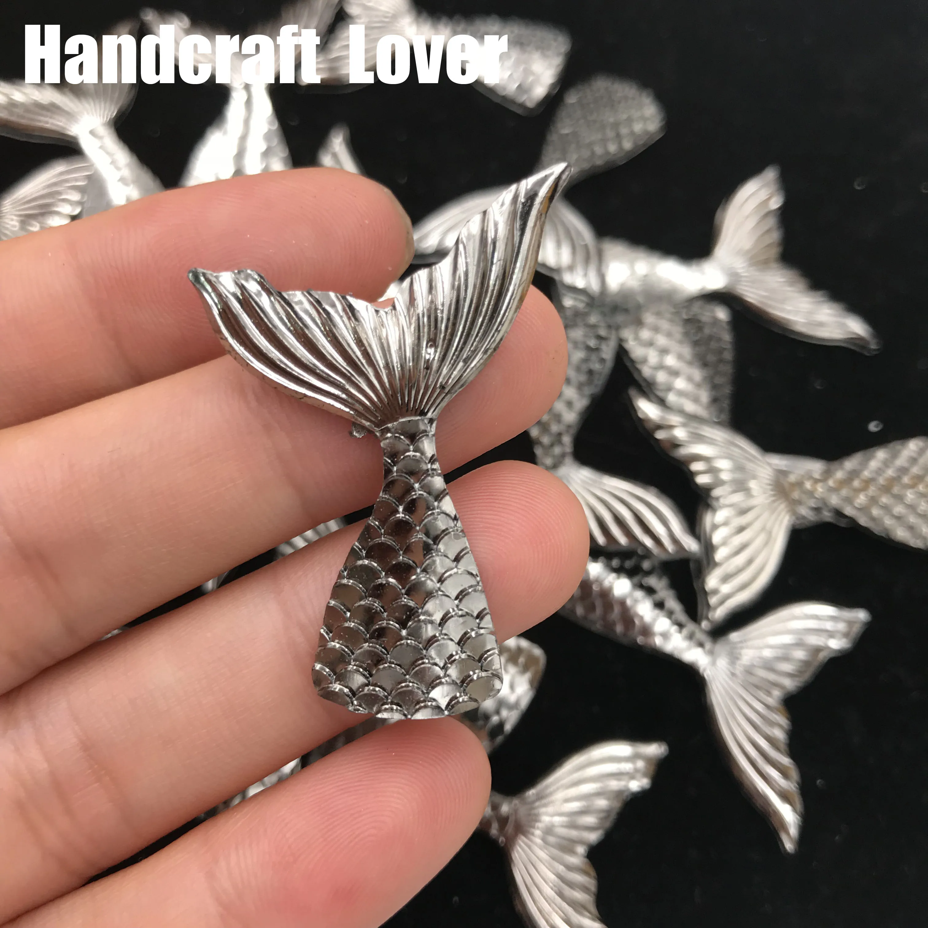 DIY ювелирные аксессуары рыбья чешуя &quotРусалка&quot хвост смолы свадьба и Русалка