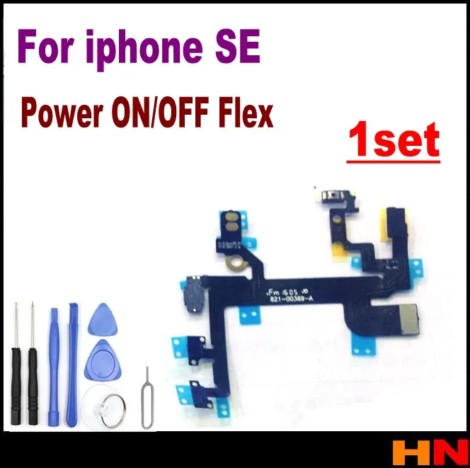 1 комплект для iPhone 5S/SE гибкий кабель включения/выключения питания с инструментом |