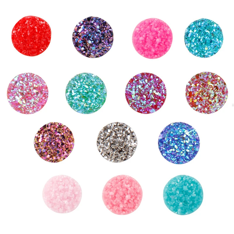 20 шт./упак. Exquesite выпуклая серия натуральных камней с плоской задней стороной