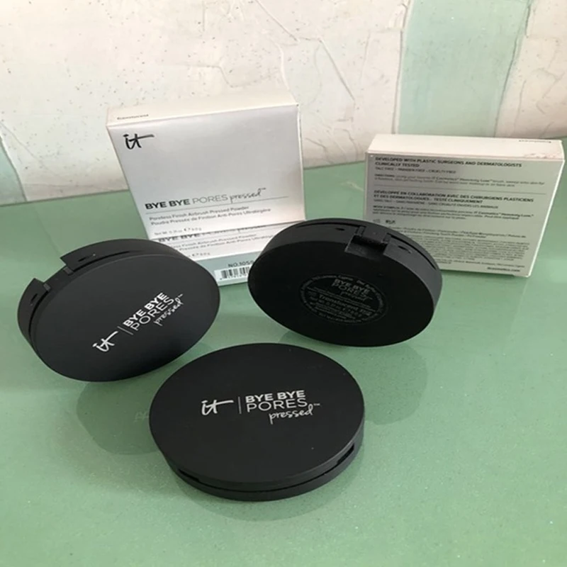Косметическая пудра для жирной основы лица It прессованные полупрозрачные