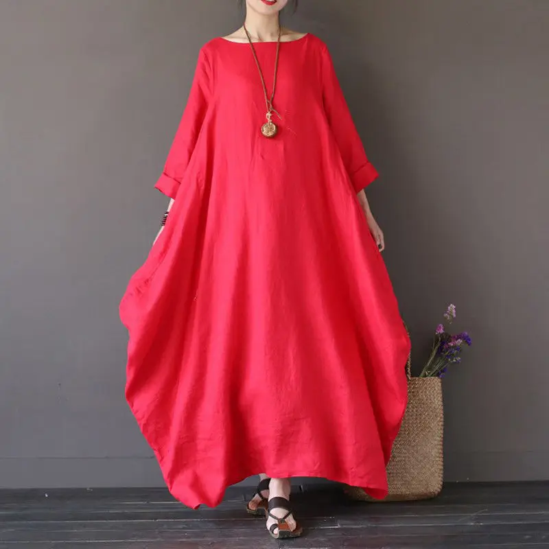 Женская обувь Сезон весна лето Пляжное платье Boho вечерние с длинным рукавом