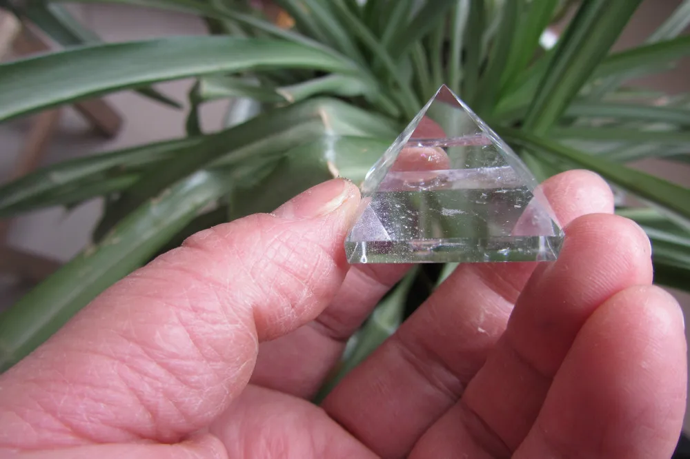 22 4 г натуральная прозрачная пирамида из кристалла кварца исцеления|healing pyramids|healing