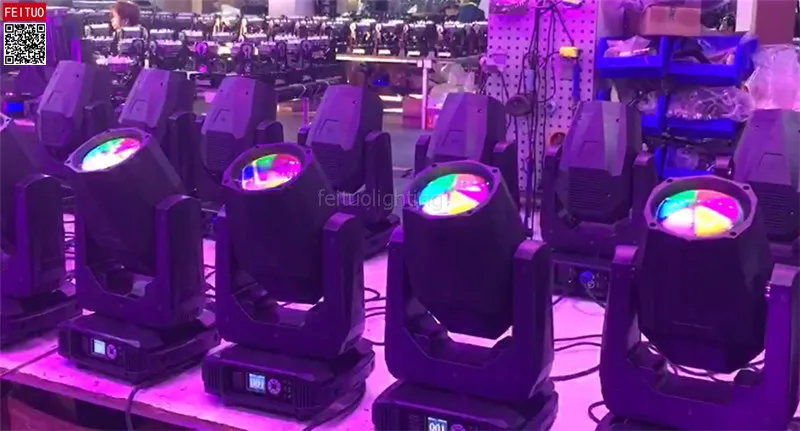 4 шт. + Flycase Новое поступление 100 Вт Dmx Led Луч движущийся головной свет IP20 Zoom Moving Head