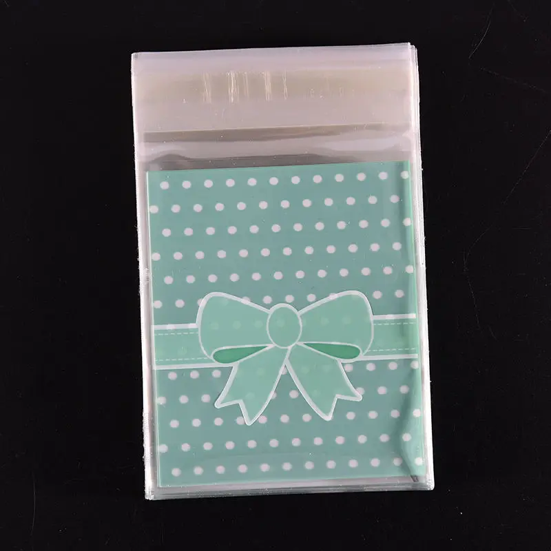 100 шт./лот пластиковые пакеты для упаковки закусок горячая распродажа красивые