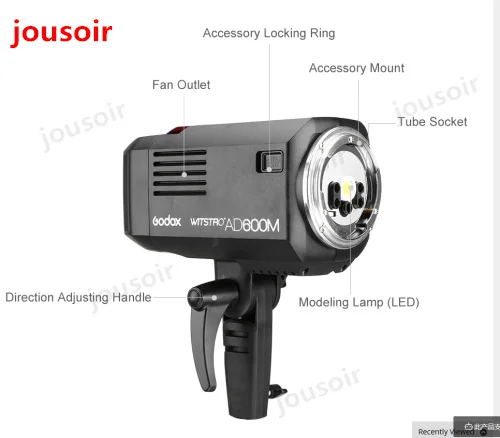 Godox AD600M Manual Version HSS 1/8000s 600W GN87 Outdoor Flash Light Mount for C N 8700mAh Lithium battery CD50 2Y | Электроника
