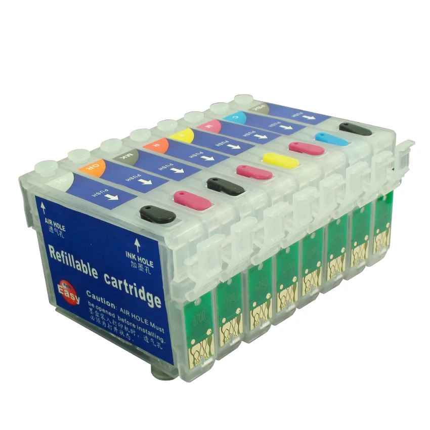 CEYE многоразовые картриджи для принтера EPSON R1900 8 шт пустые|ink cartridge|refillable ink cartridgesink