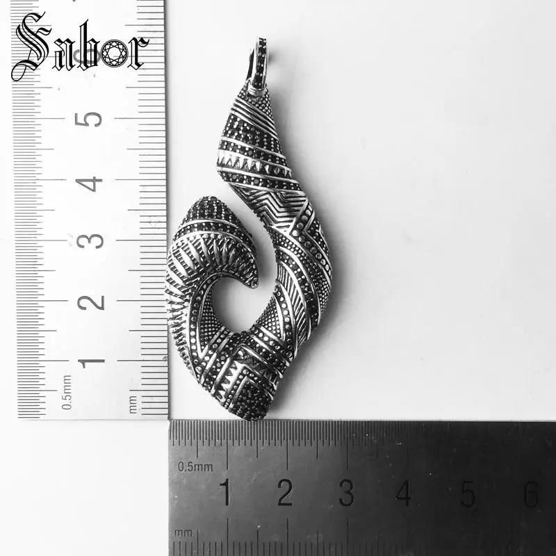 Подвеска в этническом стиле маори серебряного цвета для женщин и мужчин модные