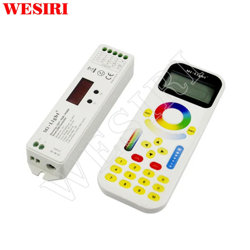 Milight DC12V 24V 2 4G беспроводной Wi Fi контроллер для светодиодной ленты Dim CCT RGB RGBW MiLight LS1 4