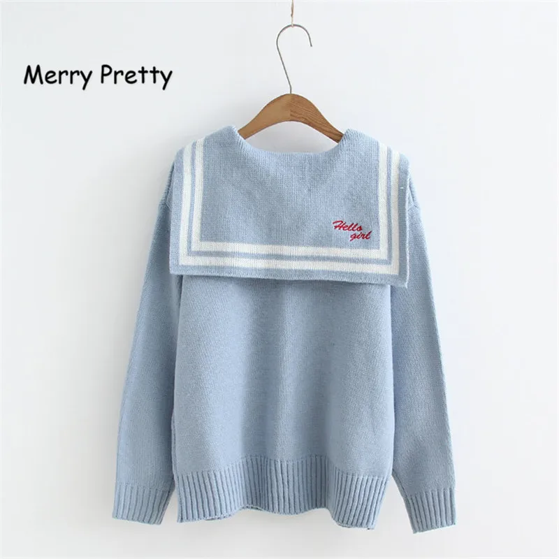 Merry Pretty осень зима консервативный Стиль кардиганы женские милые Kawaii Lotita однобортные женские свитера верхняя одежда с бантом
