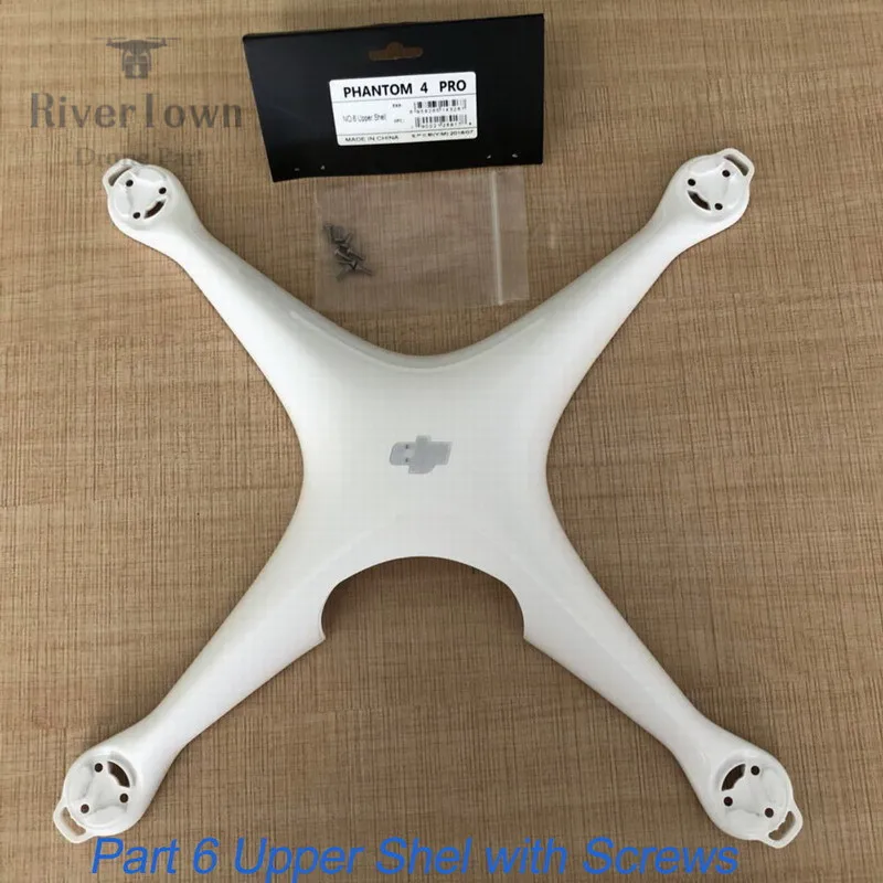 Оригинальный новый корпус DJI Phantom 4 Pro верхний/нижний с винтами Корпус Корпуса