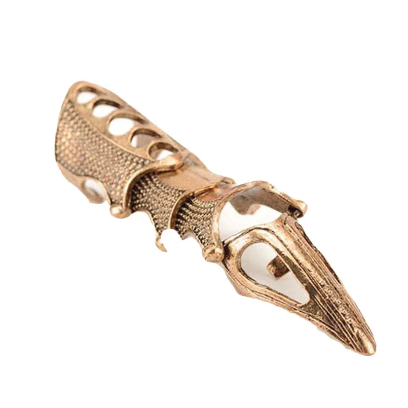 Модные крутые мужские и женские готические панк рок суставы полные кольца на