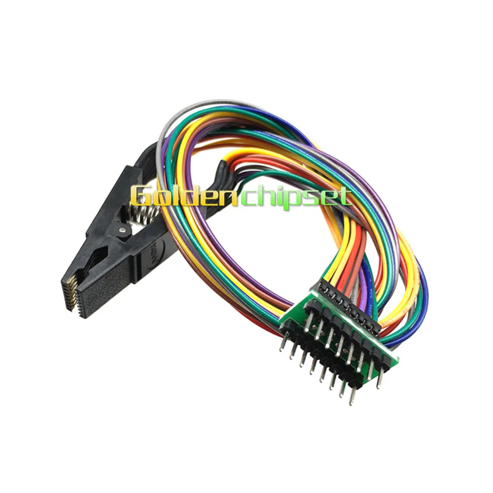 Зажим для тестирования программатора SOIC16 SOP16 зажим микросхем SOP SOIC 16 IC с кабелем