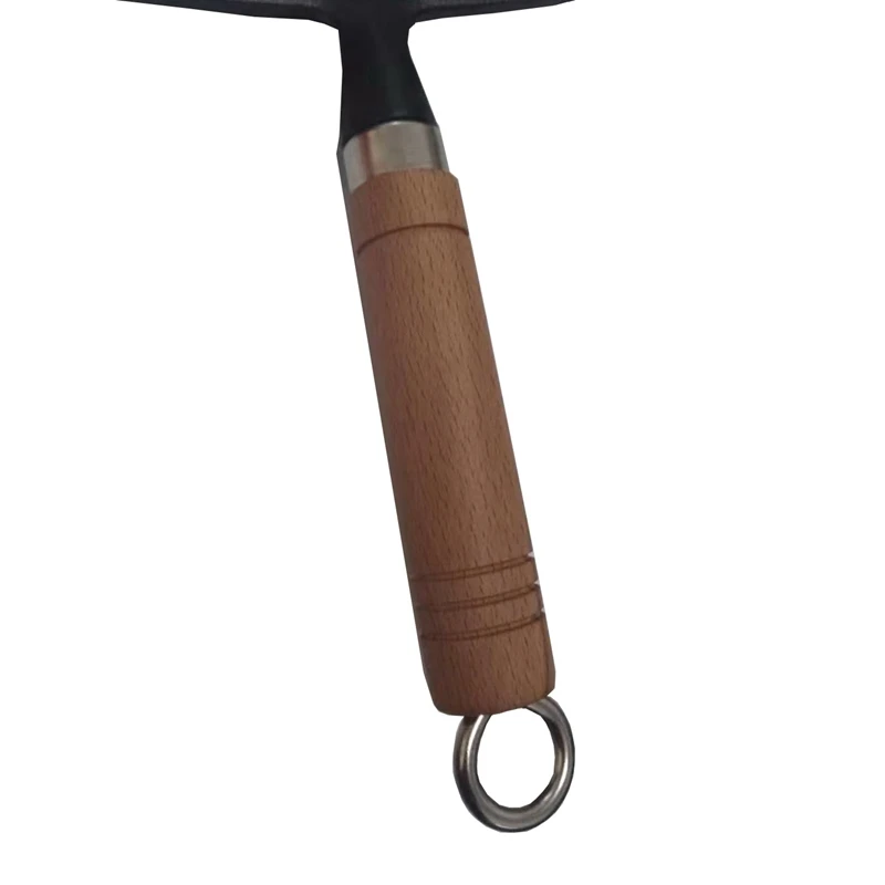 4 отверстия утолщенной чугунная сковородка для омлета яйцо и рисунком гамбургера