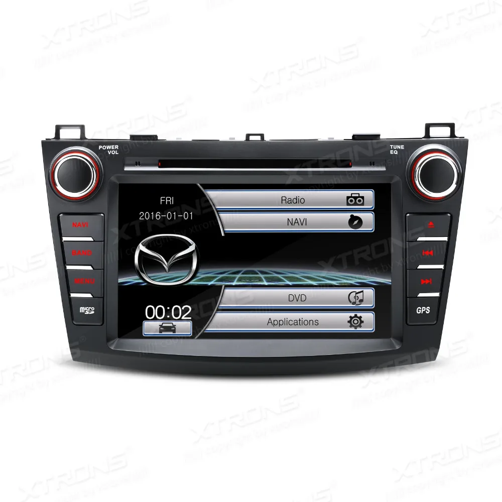 XTRONS 8 дюймов в головное устройство dash двойной din автомобильный DVD плеер GPS