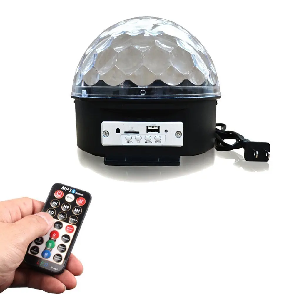 Светодиодный светильник с магическим эффектом для музыки 9 цветов Mp3 Bluetooth