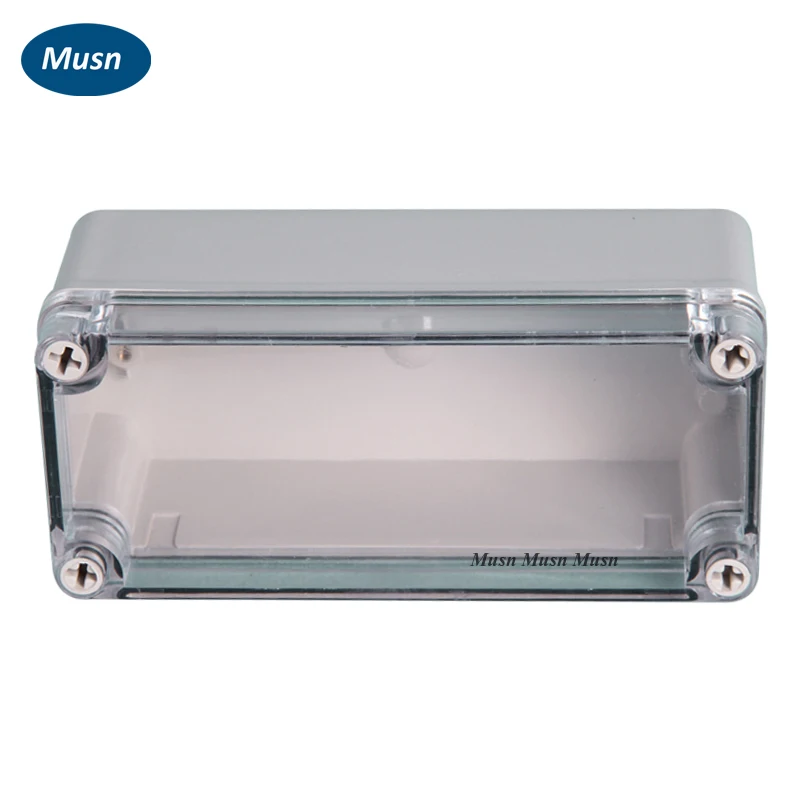 Прозрачная крышка IP67 коробка для электрораспределения пластиковая прозрачная
