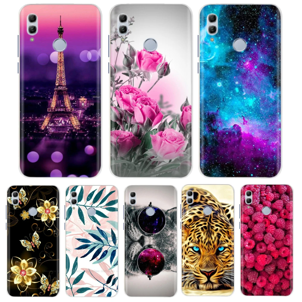 Чехол для Huawei Honor 10 Lite силиконовый чехол 6 21 дюйма мягкий из ТПУ honor coque hoesje funda чехлы