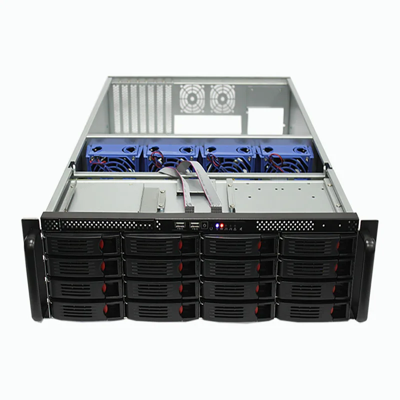 3U660 Серверный корпус 16 жесткий диск Горячая замена сервер 1" монтируемый в стойку Промышленный контроль ERP DVR KTV Почтовый чехол для компьютера