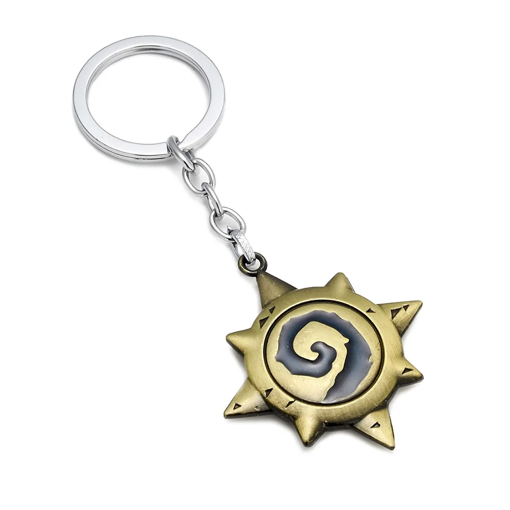 3D игра Hearthstone логотип брелок герои Высокое качество сплав мультфильм аниме
