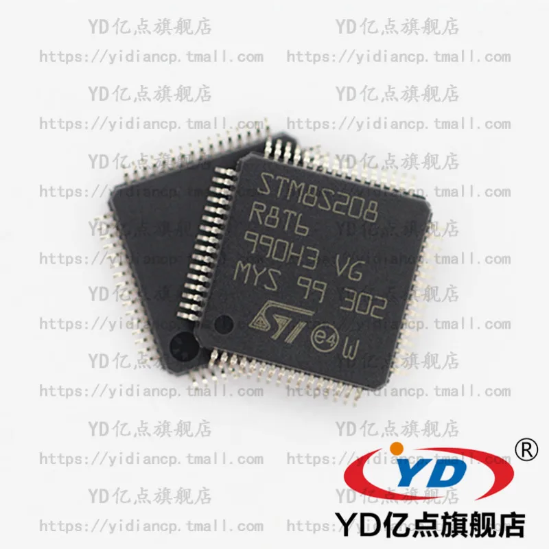100% Новый оригинальный миллион STM8S208R8T6 LQFP 64 Бесплатная доставка Лучший