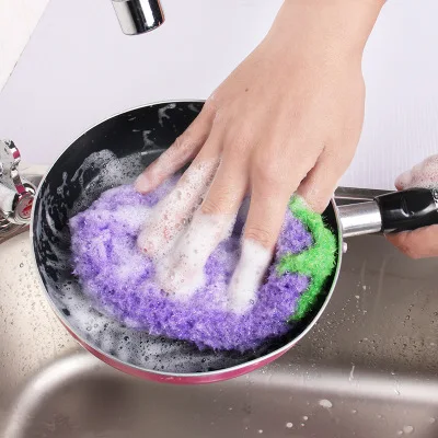 3 шт./лот корейская ткань для баклажана акриловое полотенце мытья волшебная