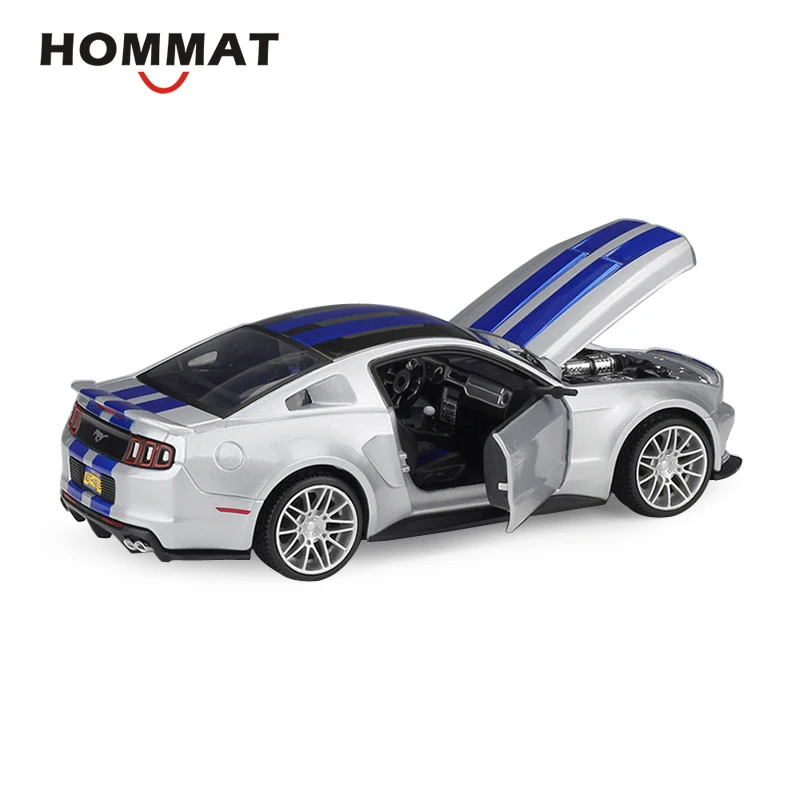 Модель автомобиля HOMMAT Maisto масштаб 1:24 2014 Ford Mustang Street Racer из сплава литая Игрушечная