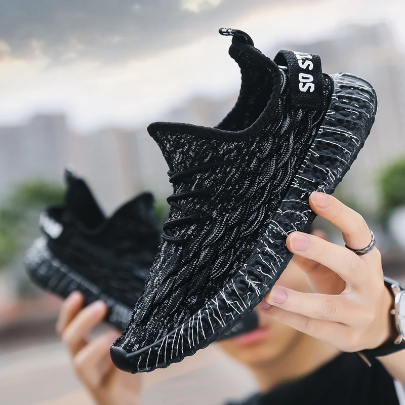 New Mesh Men Casual Shoes Lac-up Lightweight Comfortable Breathable Walking Sneakers Zapatillas Hombre | Обувь