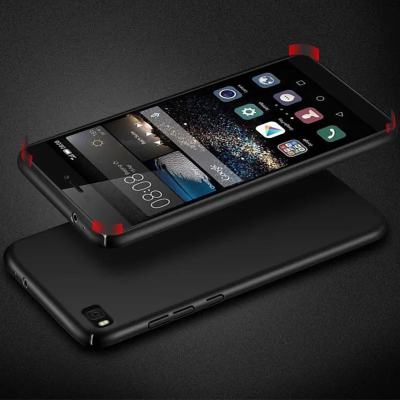 Полное покрытие пластик 5.2для Huawei P8 чехол для Ascend задней панели сотового телефона