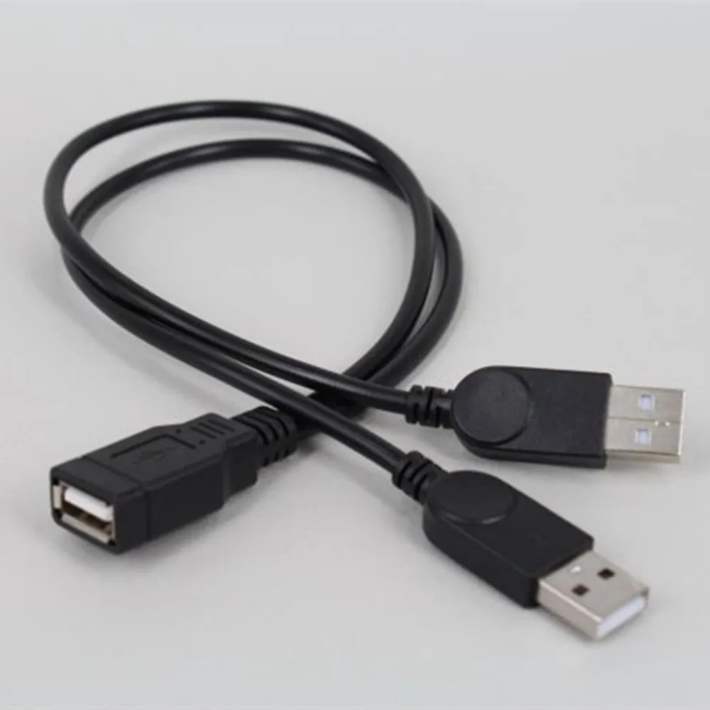 

Кабель-Удлинитель USB 2,0 M/F 2-в-1, 35 см, 10 шт.