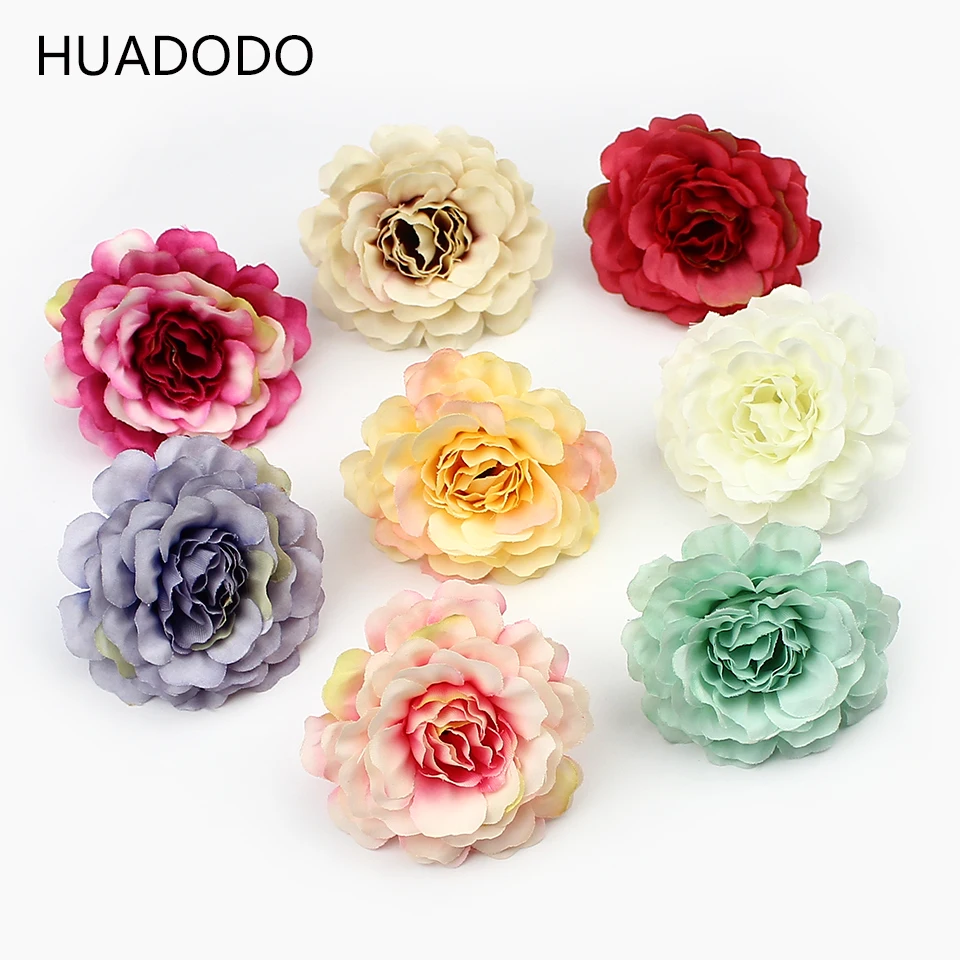 

Цветы Шелковые HUADODO, 5 см, искусственные головки цветов, 20 шт.