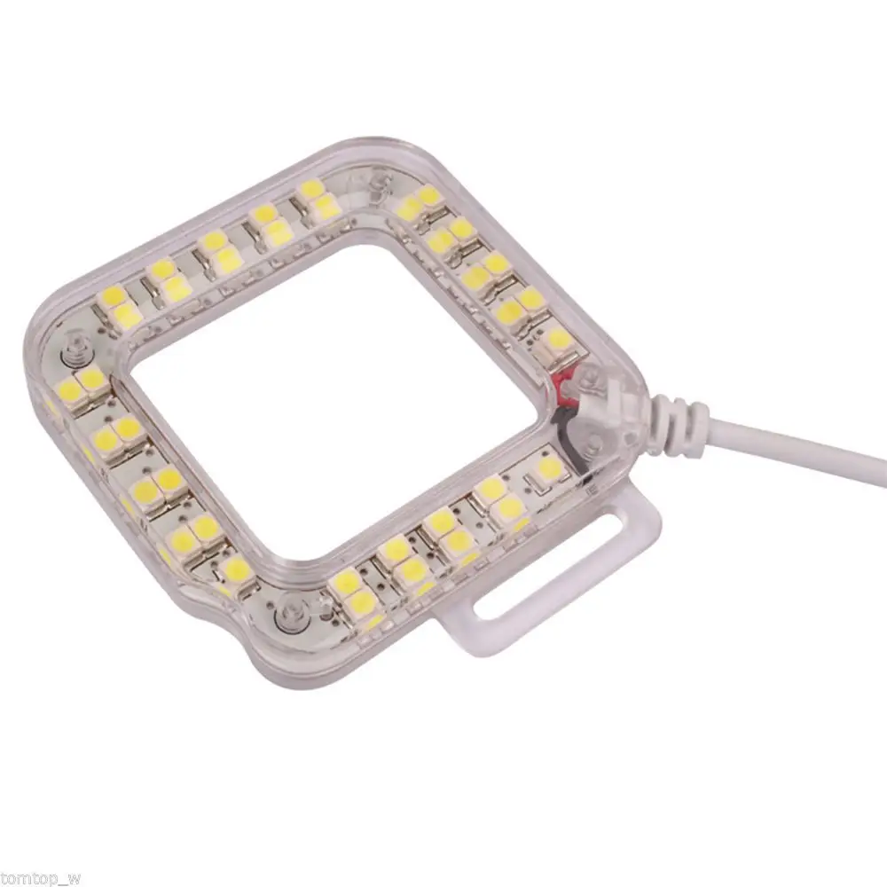 Лучшие предложения Белый USB 20 LED объектив кольцо вспышка заполняющая свет лампа