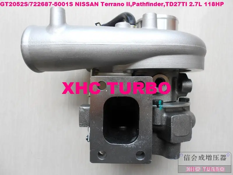 Новинка GT2052S 722687 5001S 14411 7F411 Турбокомпрессор для NISSAN Terrano II Pathfinder TD27TI 2.7L 118HP 01