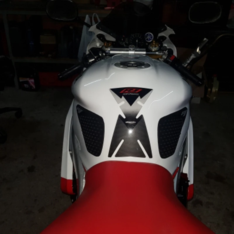 MTCLUB 2007 2008 R1 YZF мотоциклетные Нескользящие топливного бака Pad Сторона газа Колено