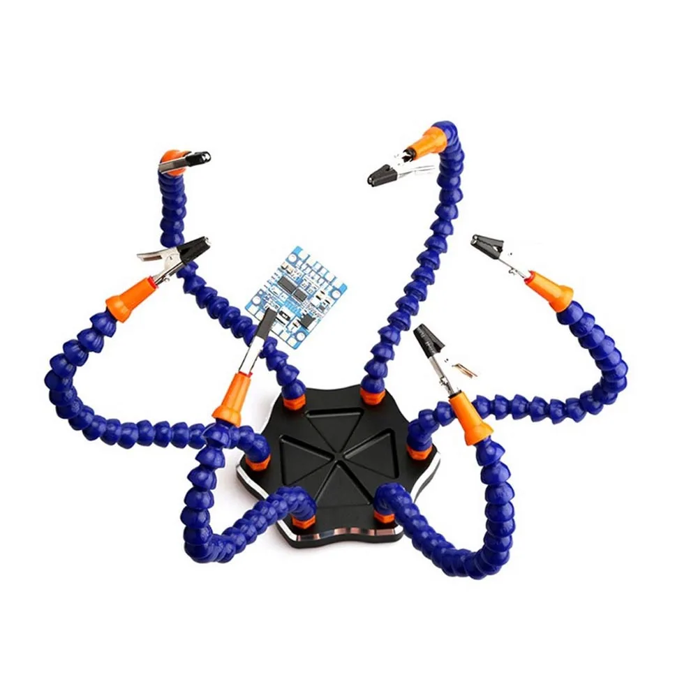 Паяльная станция с шестью рукоятками инструмент usb вентиляторами гибкий для FPV