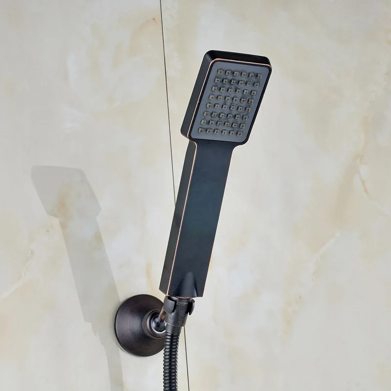 ABS пластик Бесплатная доставка дождь ручной душ медный кронштейн 150 см шланг для