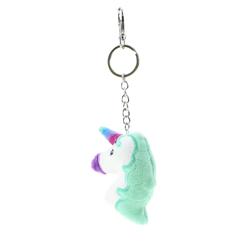 Новое поступление 2018 года супер милый Радуга Лошадь Единорог Keychian сумка кулон