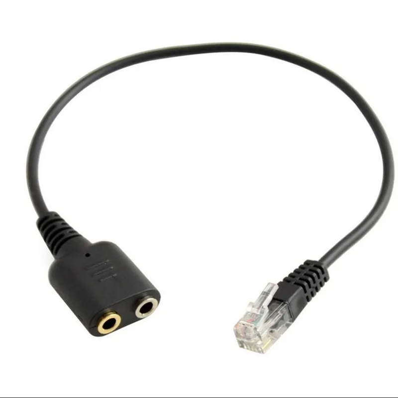 Кабель для гарнитуры 2X3 5 мм к разъему RJ9 адаптер конвертер подключения