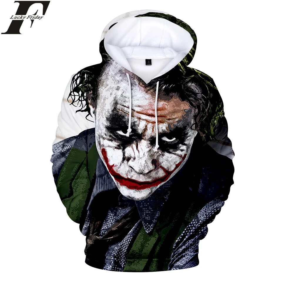 

Joker 3D Hoodies Sweatshirt Hero Anime Women/Men Hoodies Sweatshirt Fashion movie Regular Hoodies Clothes