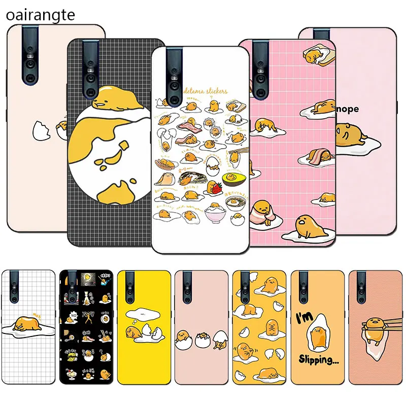 Gudetama lazy egg Silicone чехол для телефона VIVO X30 IQ00 S5 NEX 3 Y11 V15 V11 Pro V9 V7 Y17 Y55s Y69 Y81s Y85 Y89 Y91C Y93