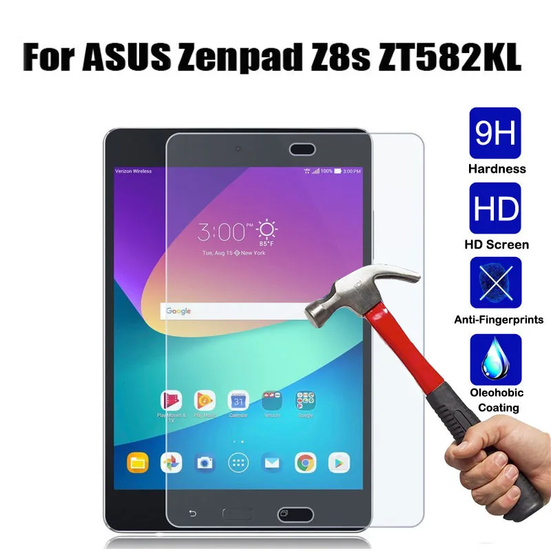 9 H закаленное стекло для ASUS Zenpad Z8s ZT582KL Защитная пленка экрана Ultra Clear Anti-Scratch защита