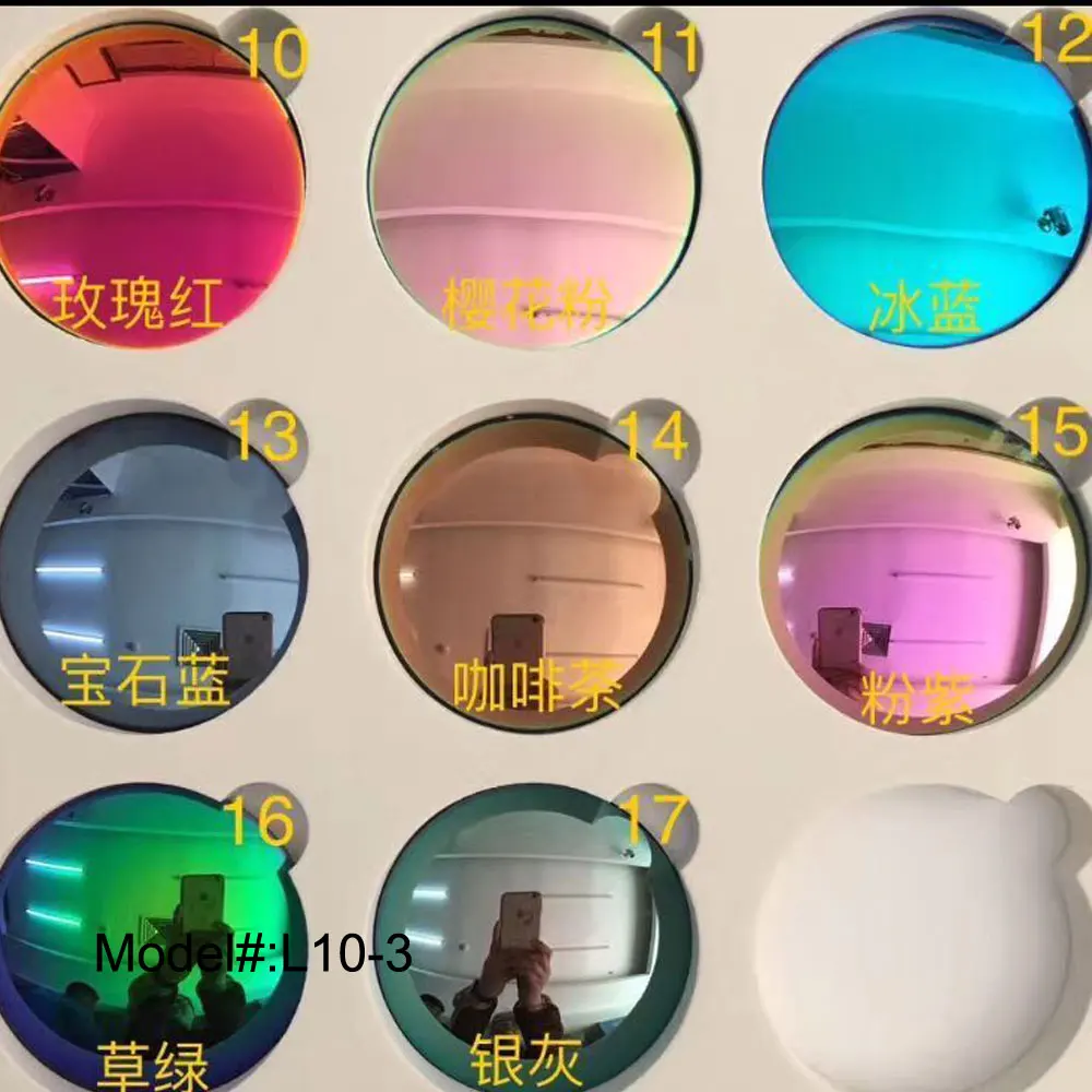 

SPITOIKO Polarized mirror coating sunglasses lenses , Free lens cut and frame fitting service