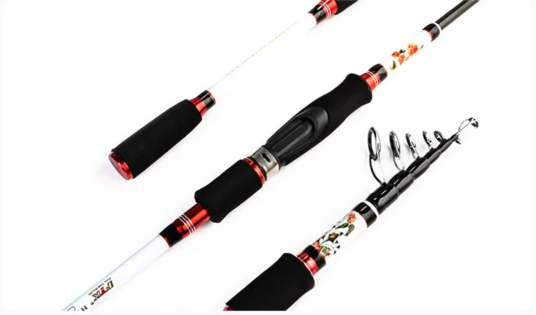 FTK Max Drag power 14 кг/30LB углеродный телескопический спиннинг литье Приманка Удочка 10-30 г 2,1 М 2,4 М 2,7 м 3 м дорожная удочка