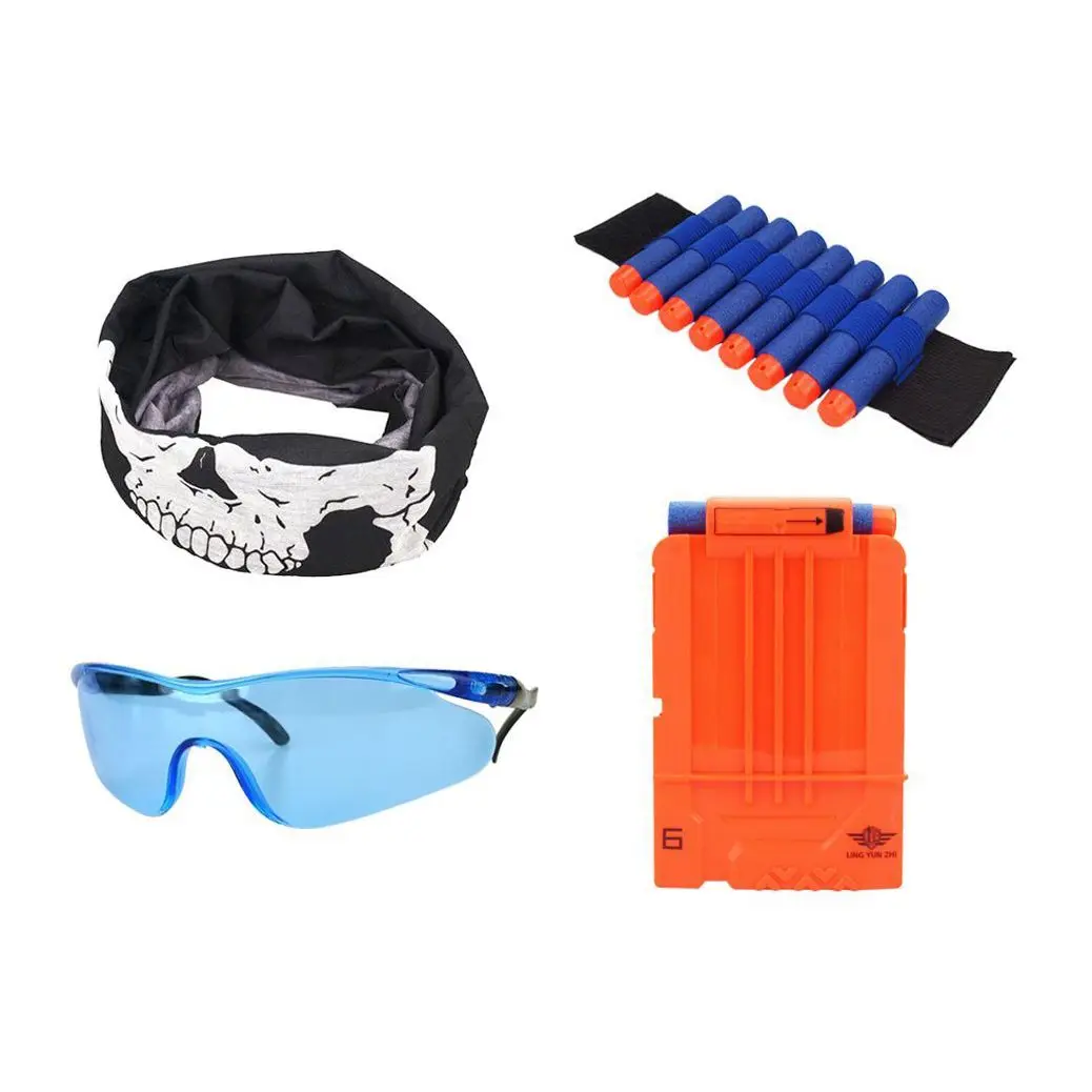 Комплект с жилетом для Nerf guns N-Strike, комплект с жилетом для детей, для командных игр, 24*20*3 см