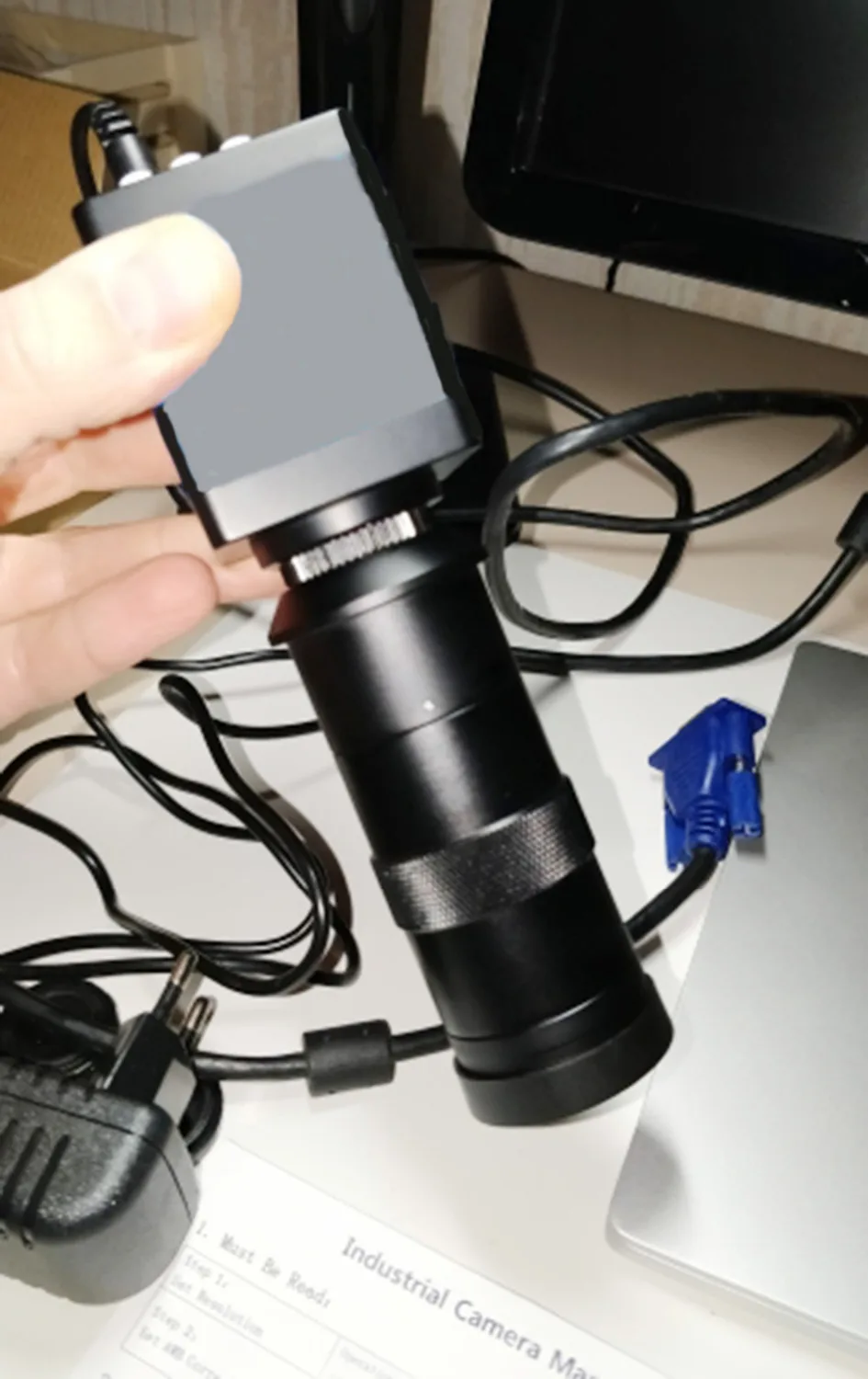 Модернизированная версия 16MP HDMI VGA HD промышленный 60F/S видеомикроскоп камера 8 ~ 180X