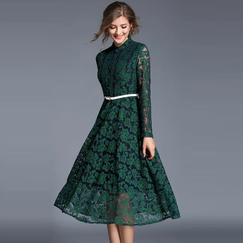 2018 для девочек красное вино зеленый цветочный кружевное пляжное платье